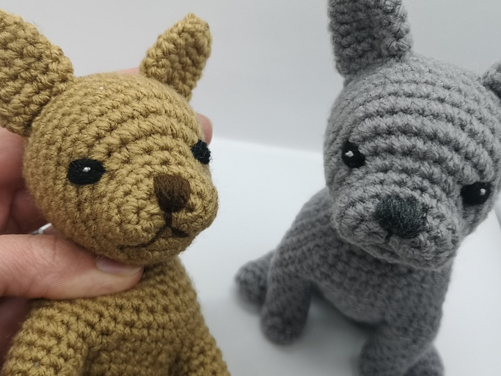 Realistic French Bulldog - Crochet Pattern by NiggyArts