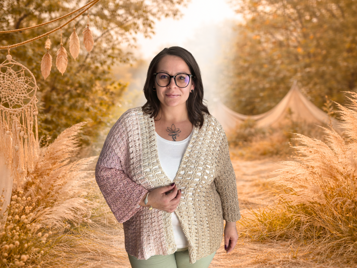 Boho Dream-Häkelanleitung für eine sommerliche Jacke