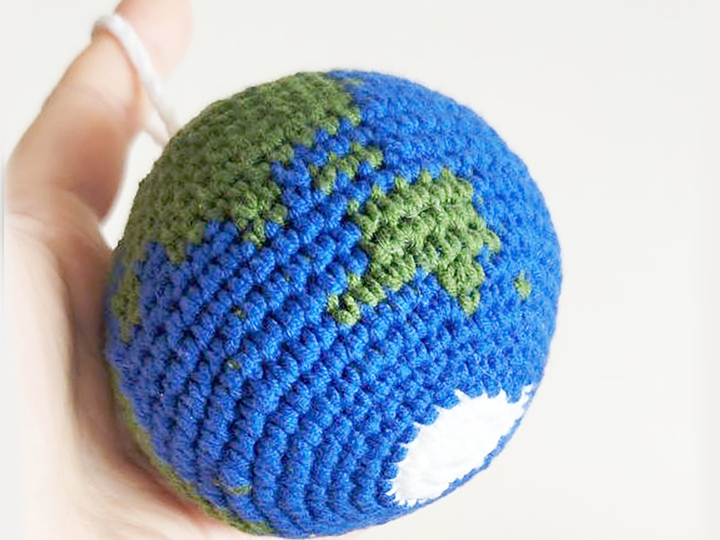 Geographically Accurate Earth Crochet Pattern | Precision Amigurumi Globe