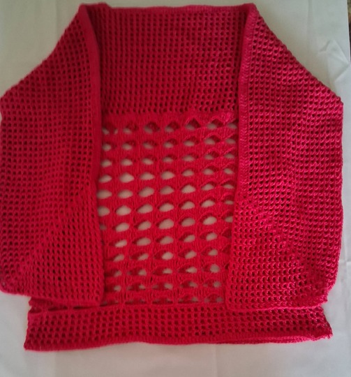 Häkelanleitung 1 Bobbel Pullover/Jacke RVO Pullover/Tunika Sonnengitter
