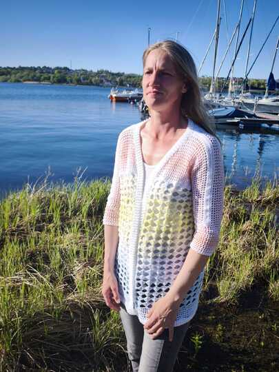 Häkelanleitung 1 Bobbel Pullover/Jacke RVO Pullover/Tunika Sonnengitter