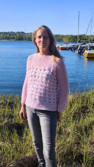Häkelanleitung 1 Bobbel Pullover Sonnengitter