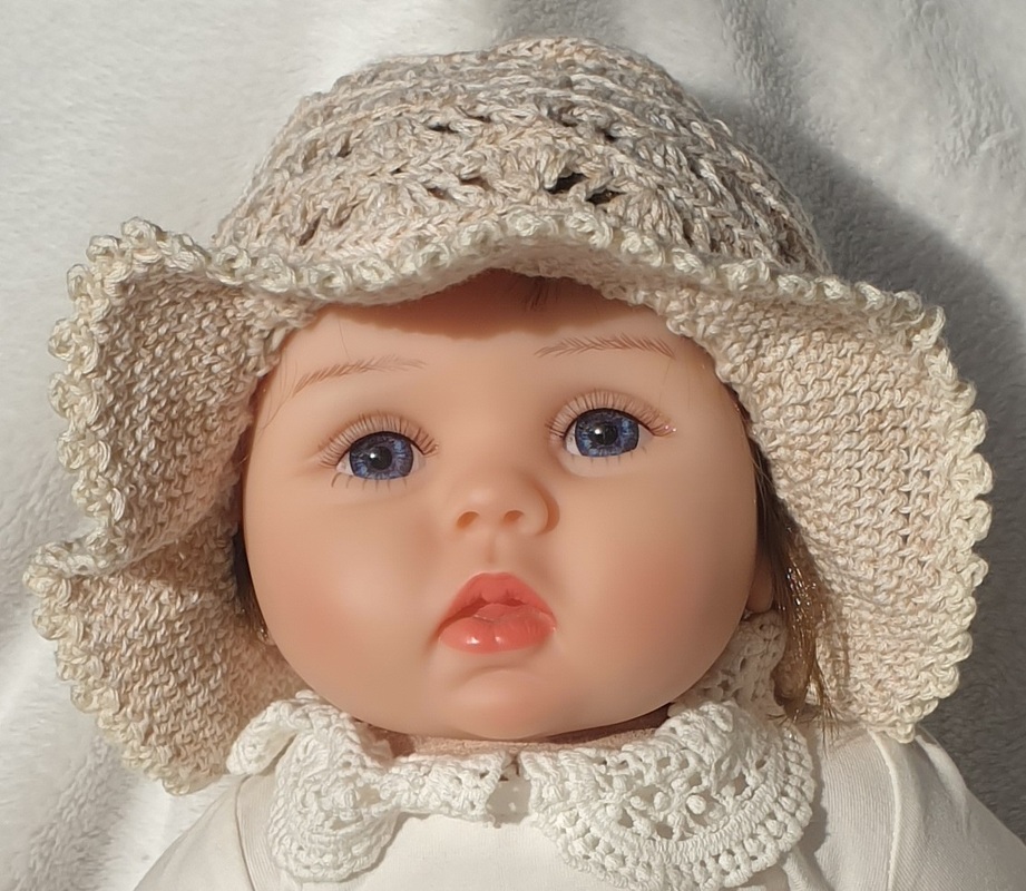 Häkelanleitung: Sommerlicher Sonnenhut Ocean Wave mit Wellen (Baby bis XL) - Bild 11