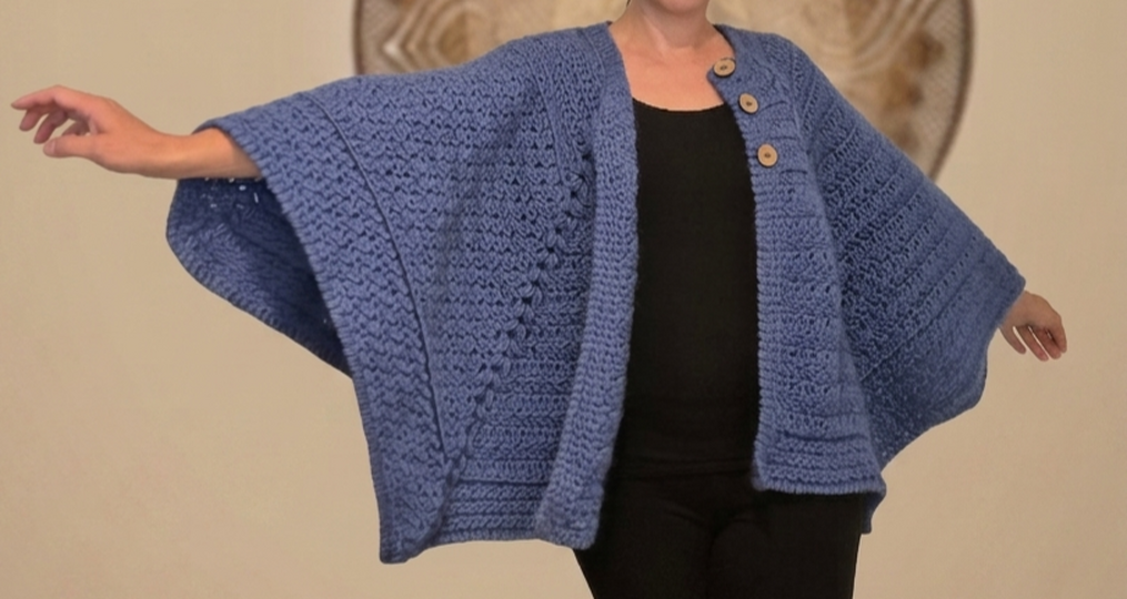 Häkelanleitung "The Wheat Cape" - Cape/Poncho