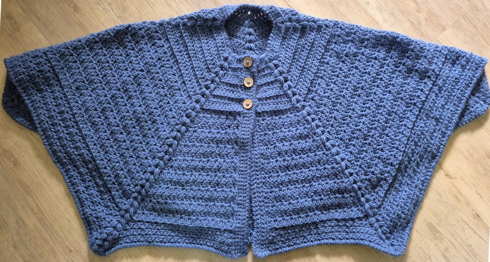 Häkelanleitung "The Wheat Cape" - Cape/Poncho