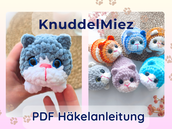 Cat Crochet Pattern – Amigurumi (No-Sew & Beginner Friendly)