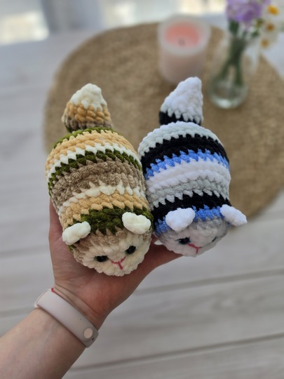 Knuddelmiez Katze – Amigurumi Häkelanleitung für Anfänger, ohne Nähen
