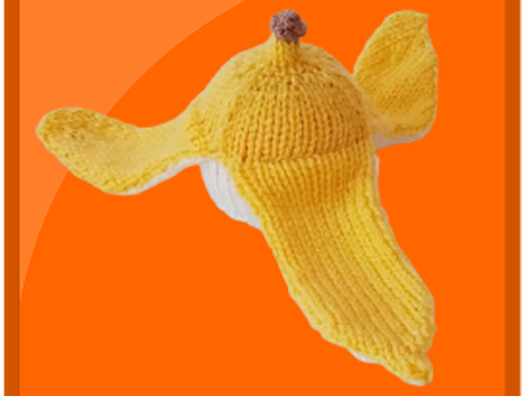 TeaCosyFolk's Banana Skin Chocolate Orange Cosy Knitting Pattern