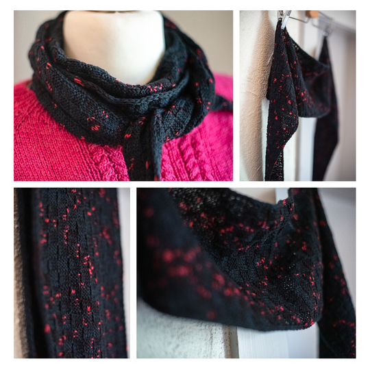 MONNEM mini-scarf to scarf 2 sizes included