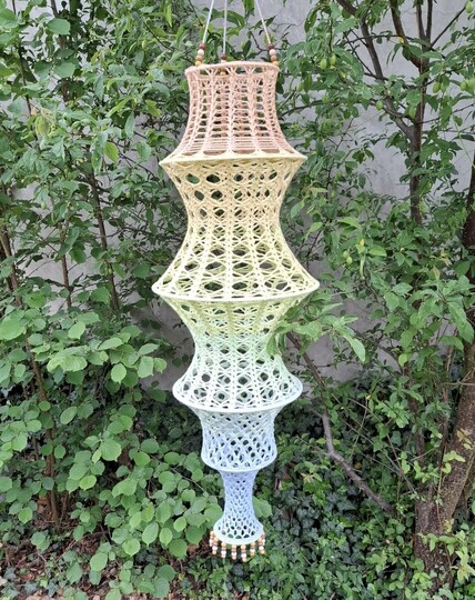 Häkelanleitung Lampion Saphir / Fisherman`s Lampion