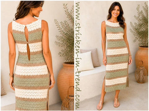 Crochet Pattern Summer Dress / Dress | Crochet Dress SERENZA