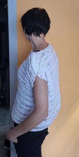 Crop Top "easy" Shirt Sommertop stricken