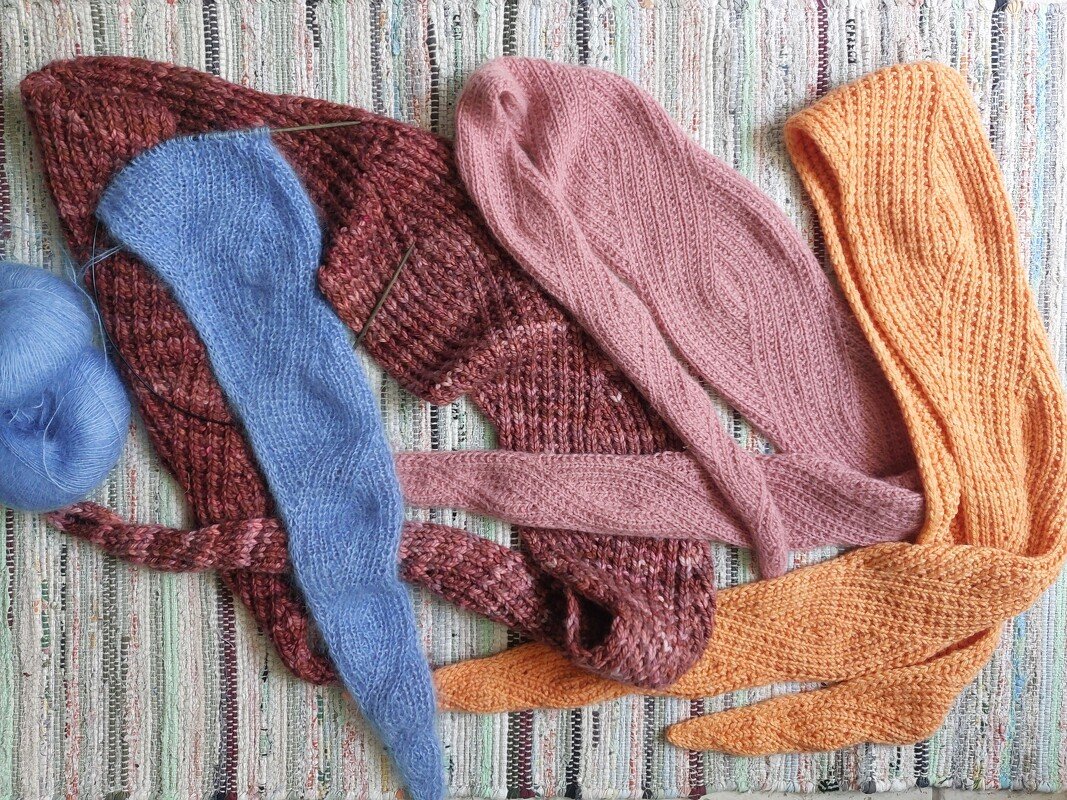 RAGNA shawl, knitting pattern