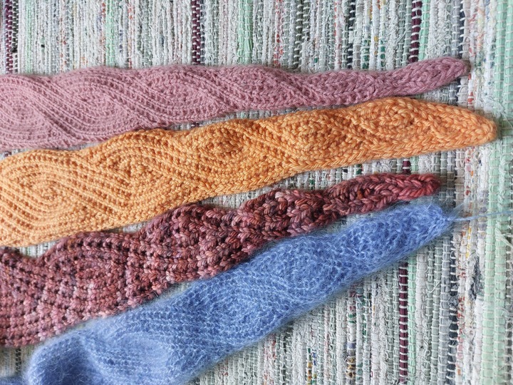 Anleitung, RAGNA shawl, Strickanleitung, Minituch