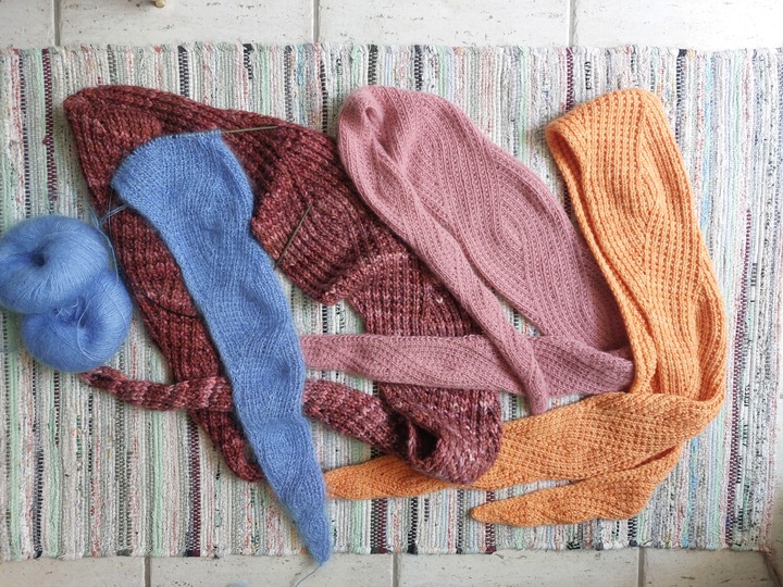 RAGNA shawl, knitting pattern