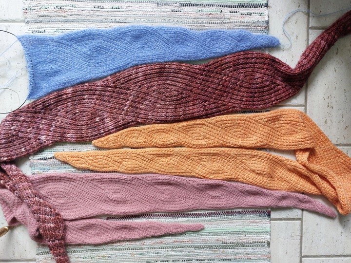 RAGNA shawl, knitting pattern