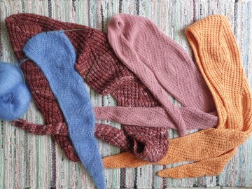 RAGNA shawl, knitting pattern