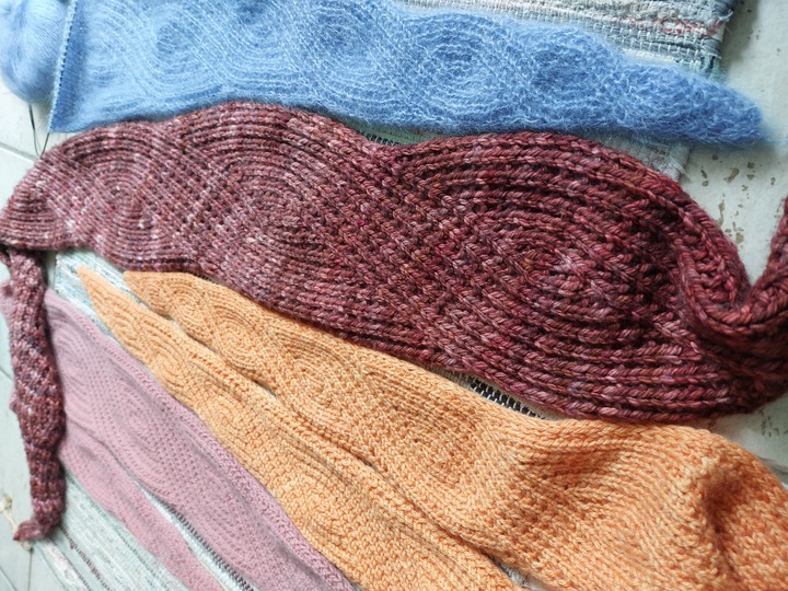 RAGNA shawl, knitting pattern