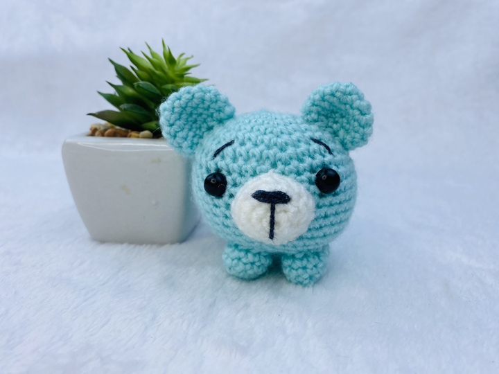 Tiny Teddy Bear 7cm, Universal Keychain, Bag Charm