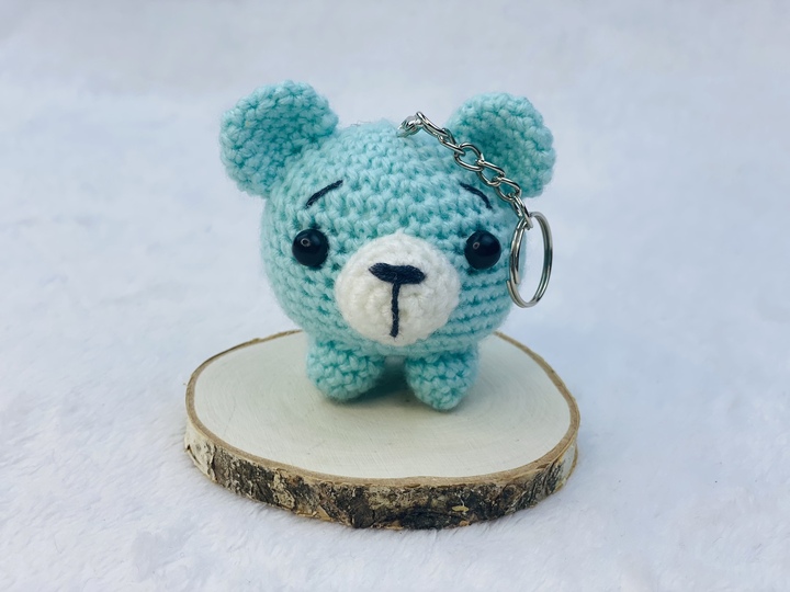 Tiny Teddy Bear 7cm, Universal Keychain, Bag Charm