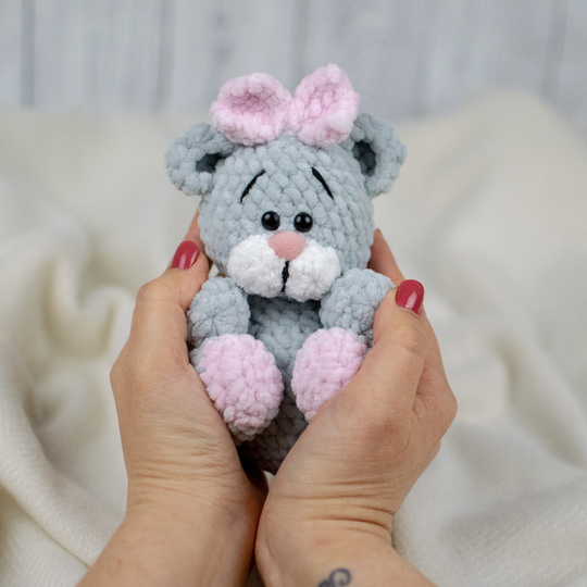 Plush Teddy Bear Crochet Pattern – Cute Amigurumi Bear PDF Tutorial