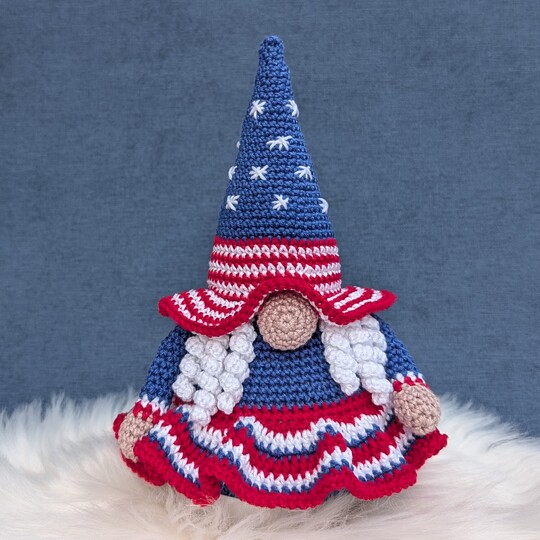 AMERICA GNOMES – Crochet Pattern 4th of July Gnome