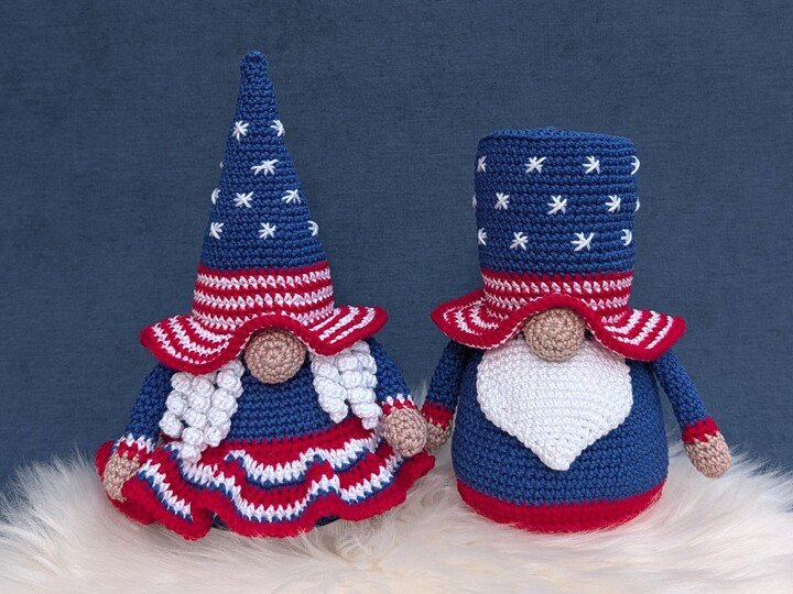 AMERIKA-WICHTEL - Häkelanleitung Gnome