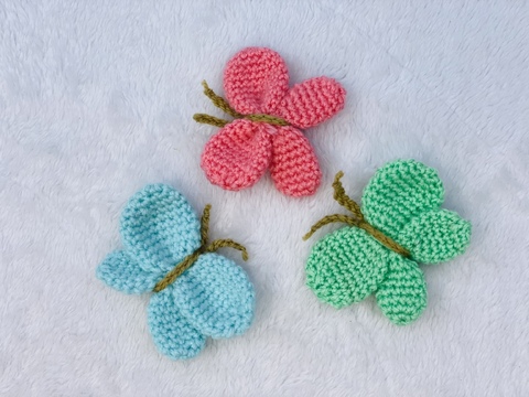 Butterfly Keychain Crochet Pattern , Quick , Easy DIY Gift