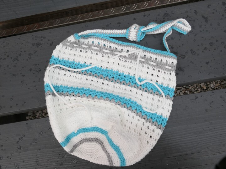 Mareia Beach Set - Strandtunika und Bikini Bag häkeln