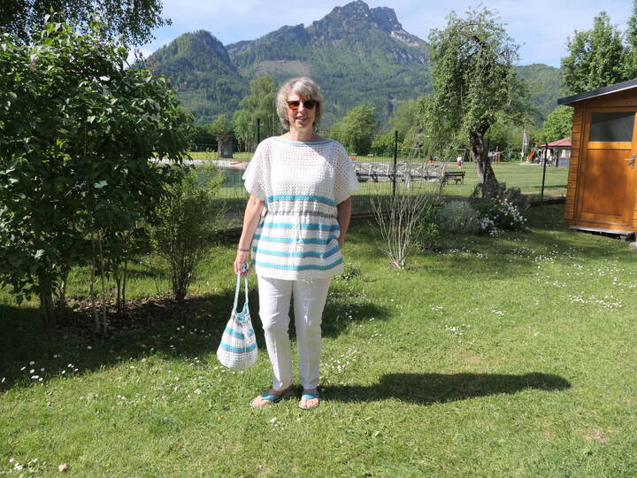 Mareia Beach Set - Strandtunika und Bikini Bag häkeln