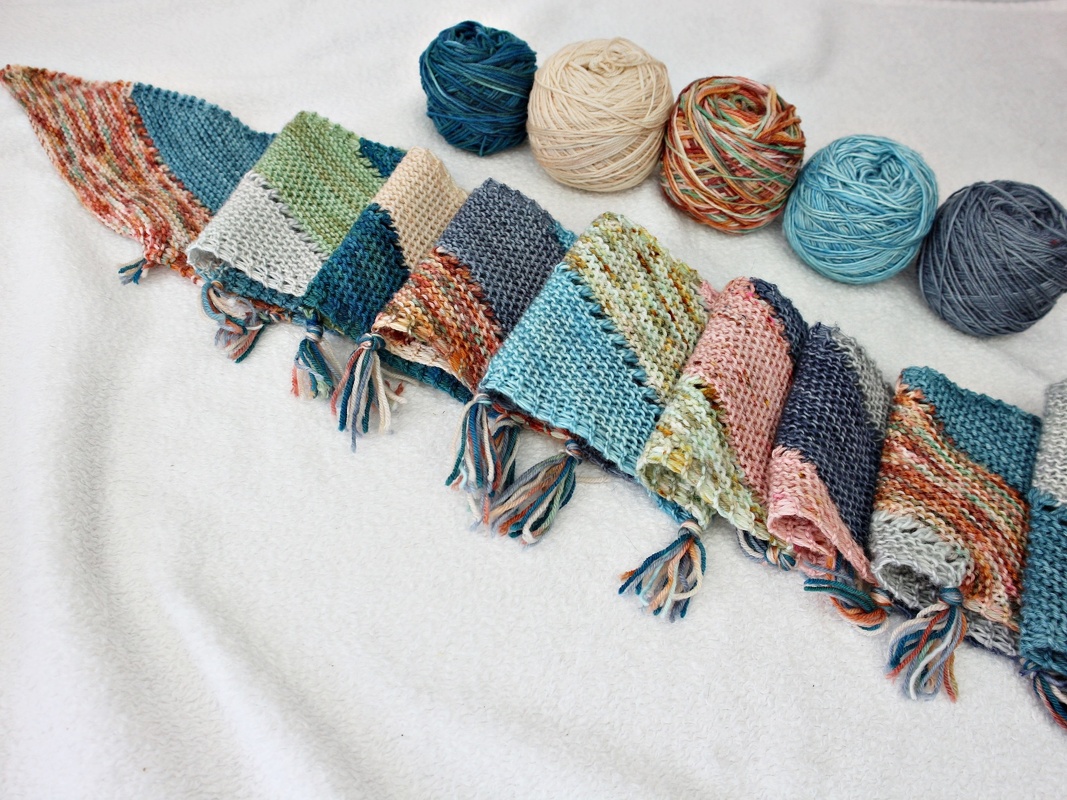 Knitting Pattern PDF Scrappy Scarf – Easy Beginner Scarf Using Yarn Scraps - Image 9