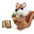 Crochet pattern Professor Fluffy Cheek, the clever chipmunk