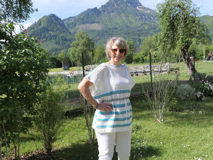 Mareia - gehäkelte Sommertunika im Boho Oversize Look