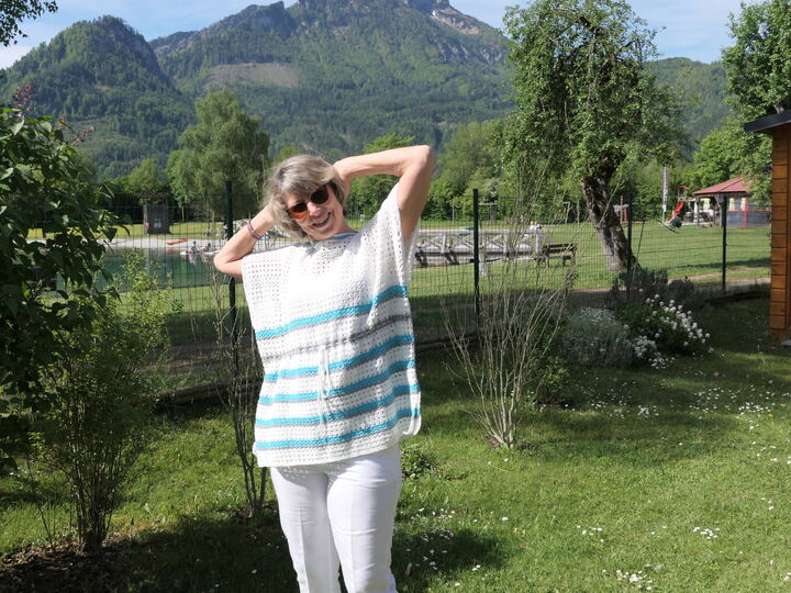 Mareia - gehäkelte Sommertunika im Boho Oversize Look