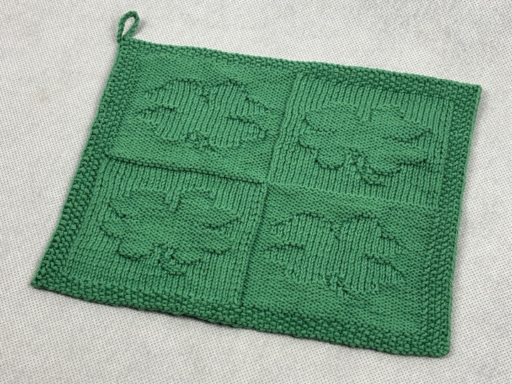 Washcloth Cloverleaves - Luck – Knitting Instructions