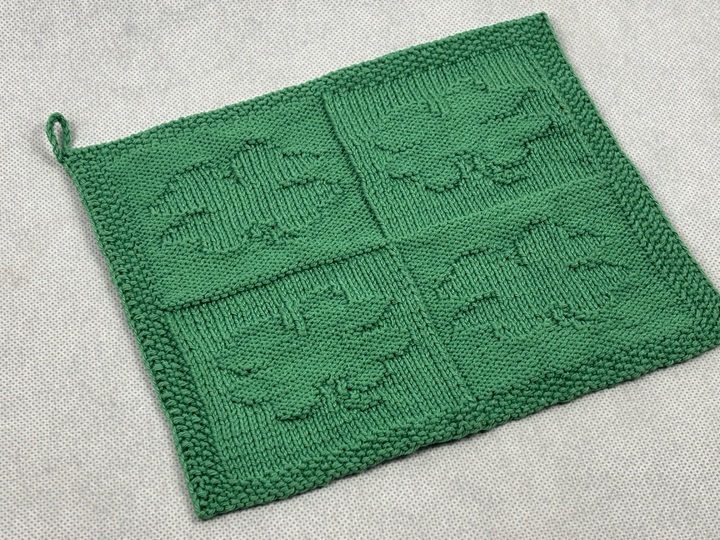 Washcloth Cloverleaves - Luck – Knitting Instructions