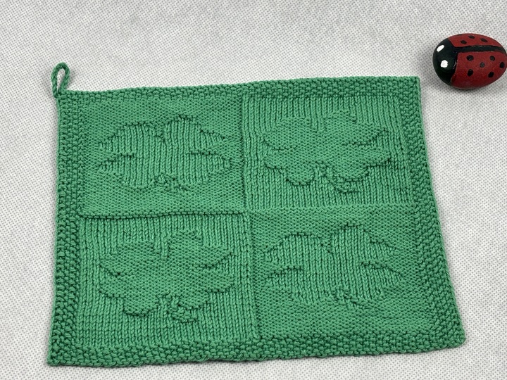 Washcloth Cloverleaves - Luck – Knitting Instructions