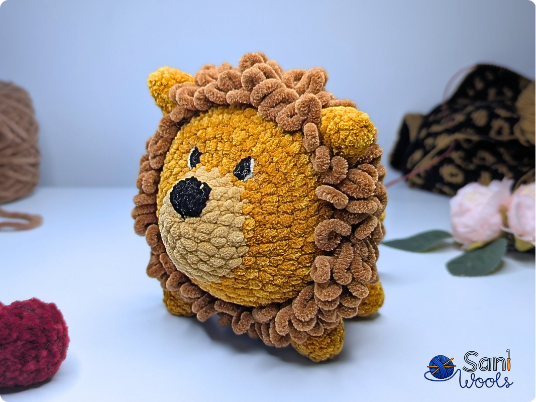 Crochet Pattern Ball Lion Loma – No-Sew Amigurumi Lion - Image 5