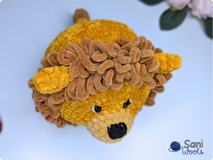 Crochet Pattern Ball Lion Loma – No-Sew Amigurumi Lion