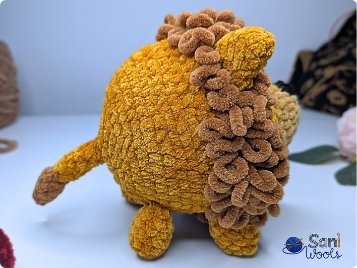 Crochet Pattern Ball Lion Loma – No-Sew Amigurumi Lion