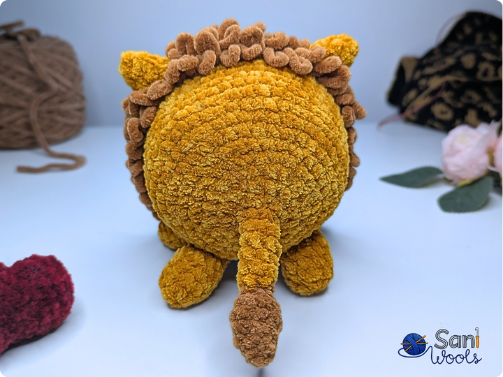 Crochet Pattern Ball Lion Loma – No-Sew Amigurumi Lion