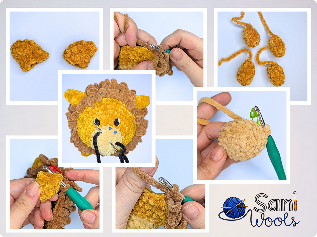 Crochet Pattern Ball Lion Loma – No-Sew Amigurumi Lion - Image 2