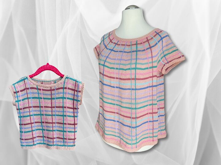 Mutter-Tochter-Set - Strickanleitungen für zwei Shirts