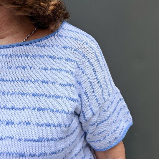 AZUR - Strickanleitung für einen leichten Sommerpullover