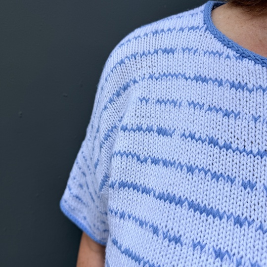 AZUR - Strickanleitung für einen leichten Sommerpullover
