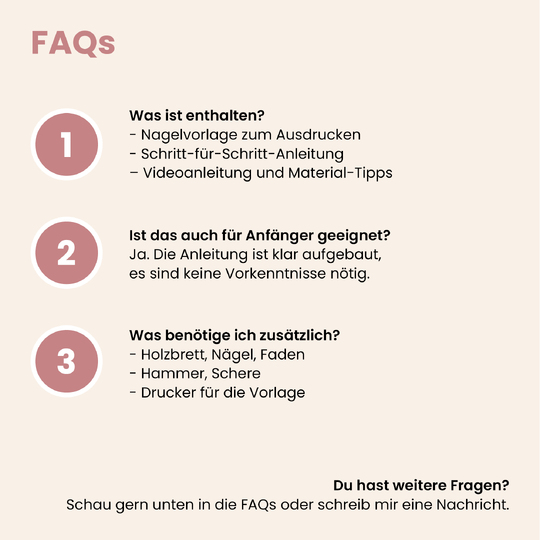 Fadenbild Vorlage „Fuchs" (Digital, PDF) 10x10 und 19x19 cm