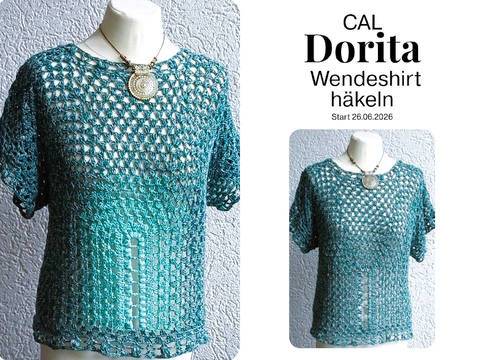 CAL Dorita – Gehäkeltes Wendeshirt
