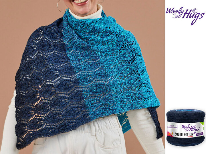 TUCH GERLINDE … ASYMMETRISCH GESTRICKT