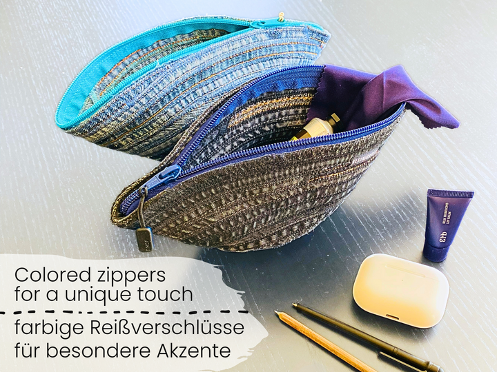 Schnelles Täschchen nähen aus Jeansnähten