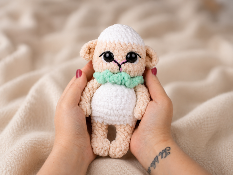 Häkelanleitung süßes Lämmchen Amigurumi